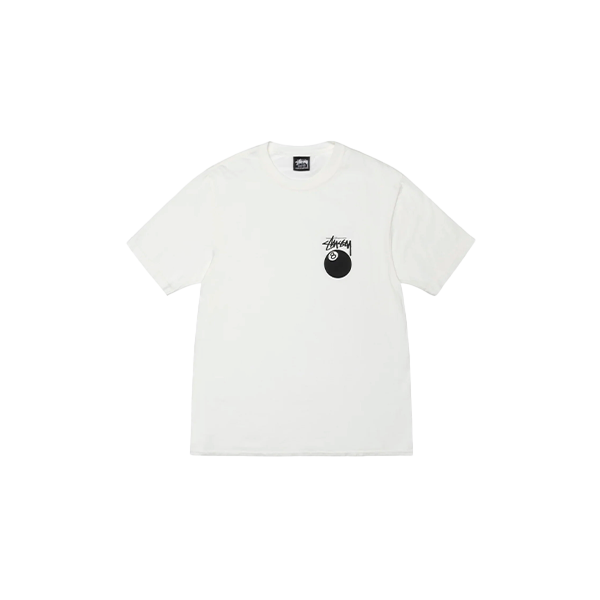 Stussy 8 Ball Tee Pigment Dyed WhiteStussy 8 Ball Tee Pigment Dyed White