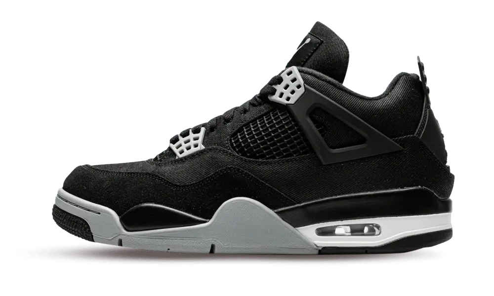 Air Jordan 4 Black Canvas